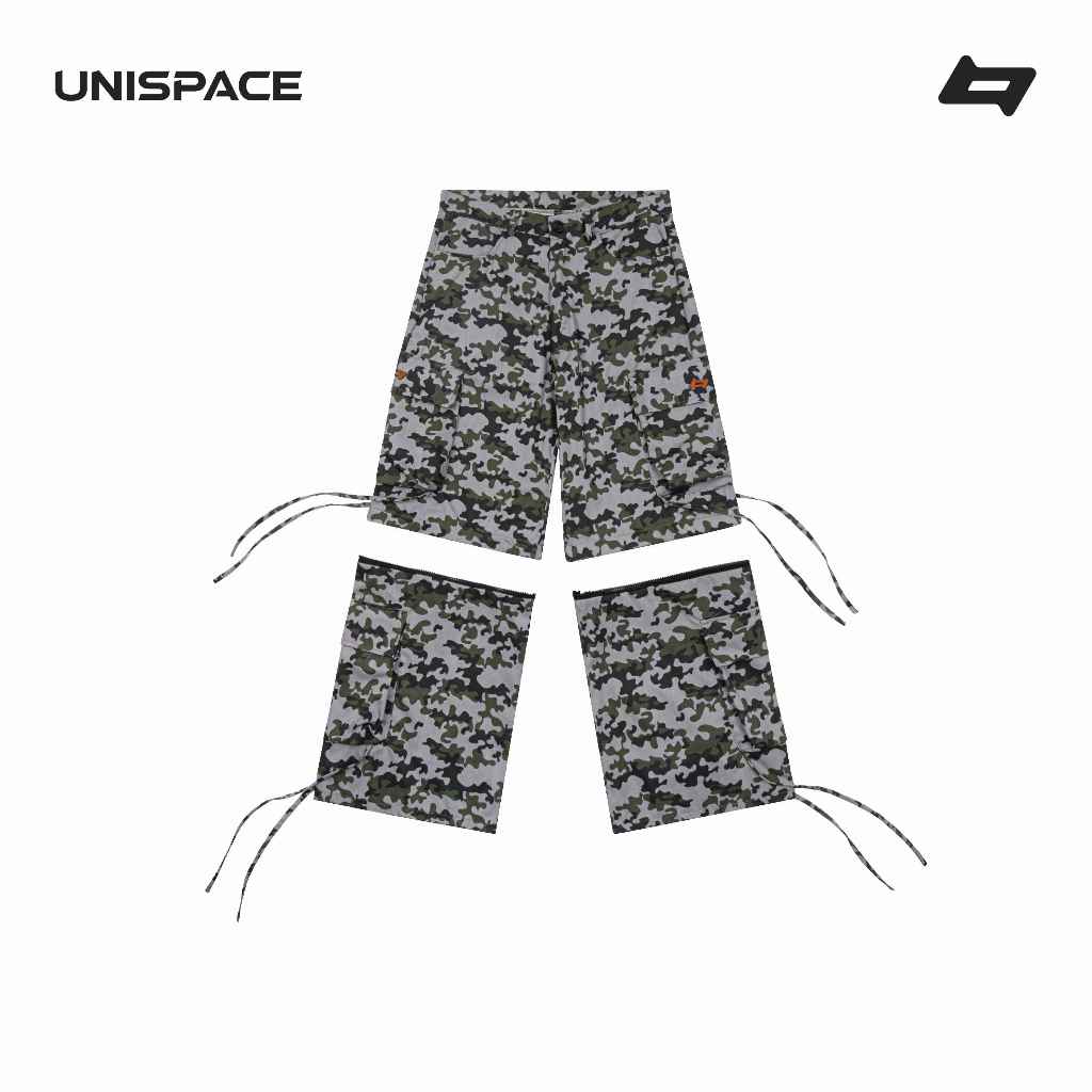 Quần dài túi hộp kaki ống rộng By UniSpace unisex nam nữ Camo Pants | BigBuy360 - bigbuy360.vn