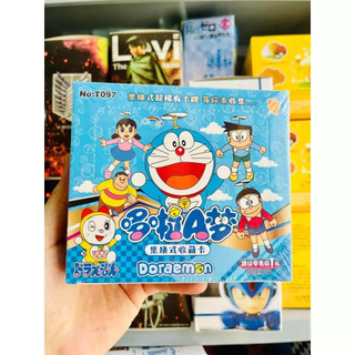 [ hỏa tốc hcm ] Hộp 32 gói thẻ nhân phẩm Anime doremon Doraemon Nobita Shizuka Chaien Xeko