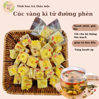  Trà đường phèn mật ong cúc vàng kì tử hoàng kim 1 kí Tinh Hoa Trà Thảo Mộc Món Quà Từ Thiên Nhiên 