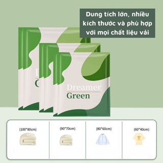 SET 6 TÚI HÚT CHÂN KHÔNG GREEN CẤT CHĂN, QUẦN ÁO TIỆN LỢI