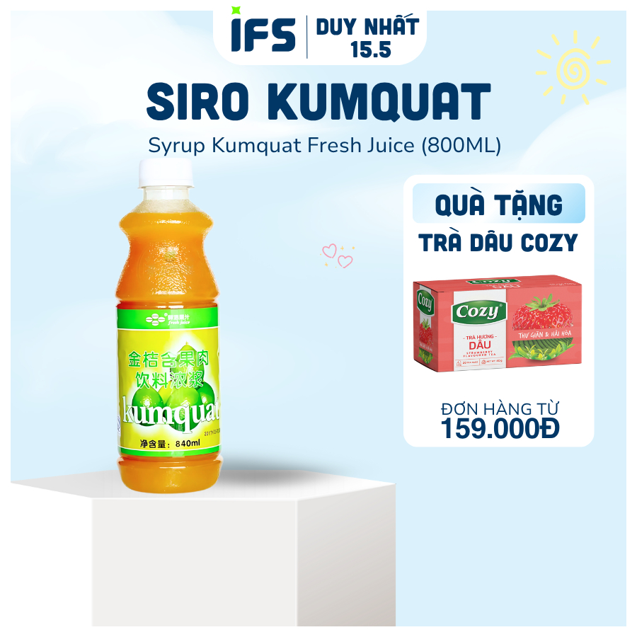 IFS - Syrup Kumquat Fresh Juice (800ML)