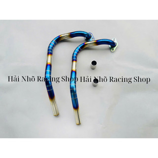 Cổ Innox Xi Màu Titan Đường Hàn Tig Hàn Pô Zin Dành Cho Vario 2018 - 2025 Size 27mm Fom Zin ( HNRCS )