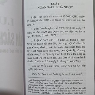 Sách LV2 - Luật ngân sách nhà nước (NXB Lao Động)