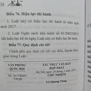 Sách LV2 - Luật ngân sách nhà nước (NXB Lao Động)