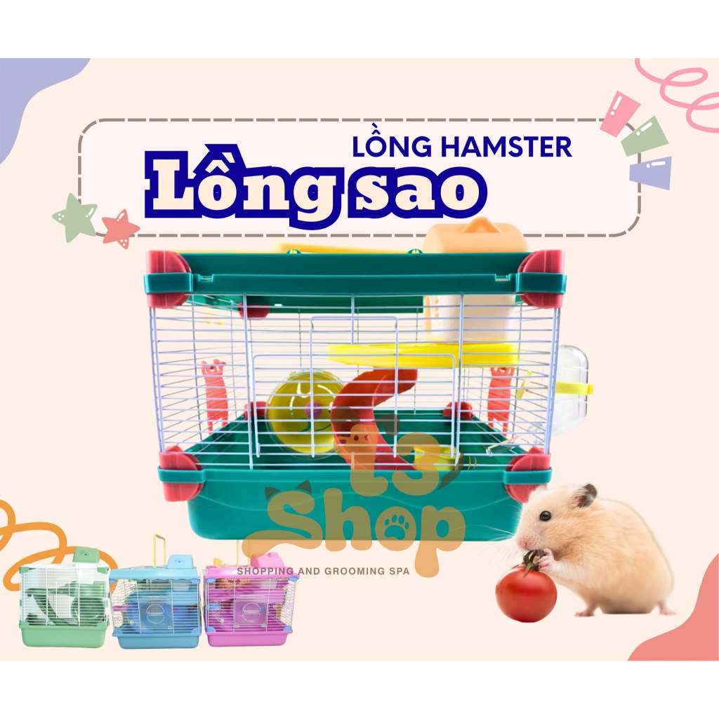 Lồng sao 1 tầng dành cho hamster - T3 PETS SHOP
