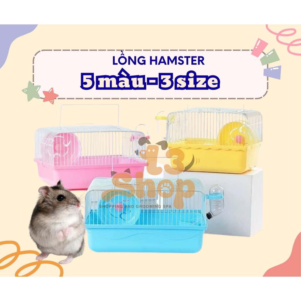Lồng mini nhỏ trung đại dành cho hamster - T3 PETS SHOP