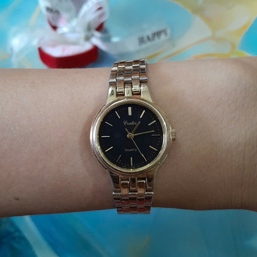 Đồng hồ nữ Crater sang trọng second hand si nhật- đã qua sử dụng