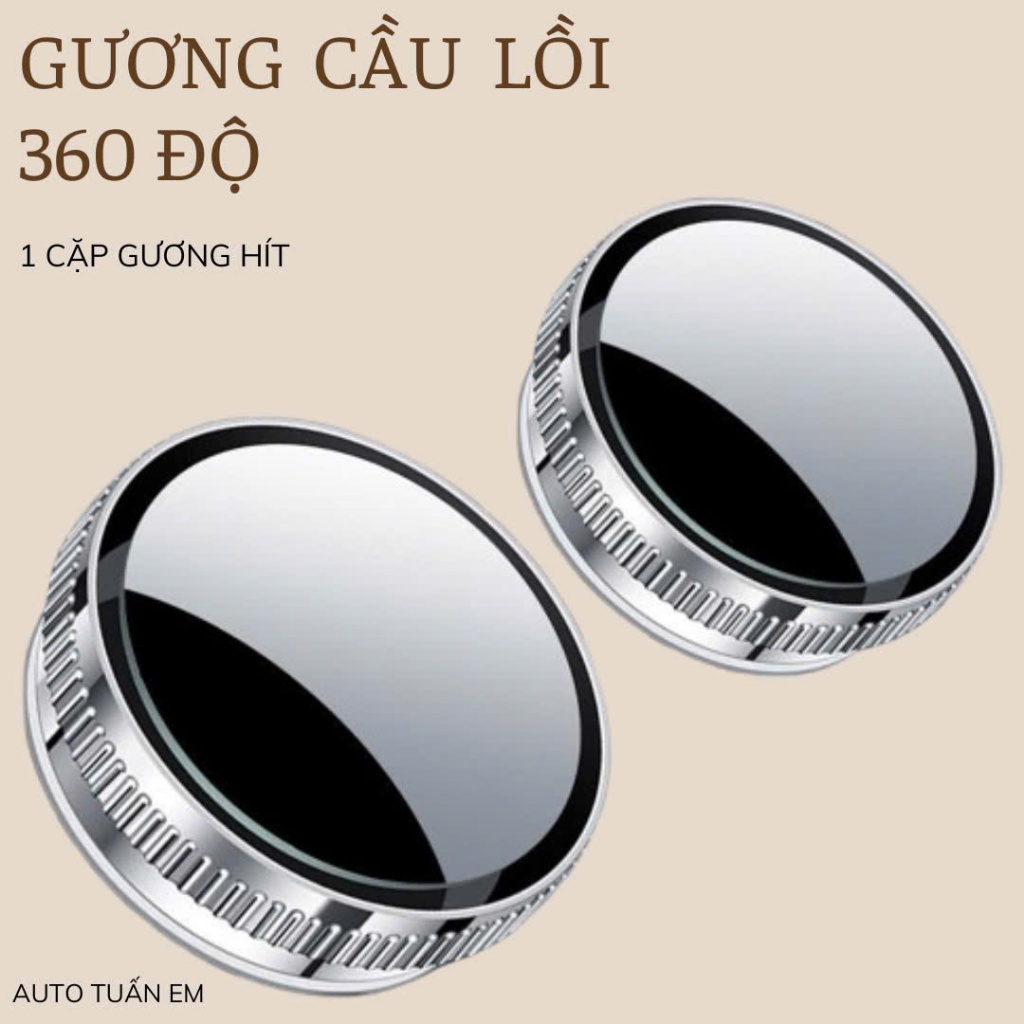 Gương cầu lồi HD gắng kính hậu cho tất cả các xe ô tô chống thắm nước rõ nết