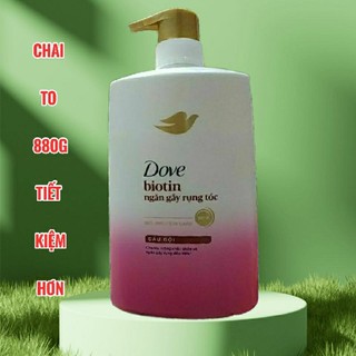  DẦU GỘI NGĂN GÃY RỤNG TÓC HIỆU QUẢ DOVE BIORIN 880G PHỤC HỒI VÀ NUÔI DƯỠNG MÁI TÓC MƯỢT KHỎE 