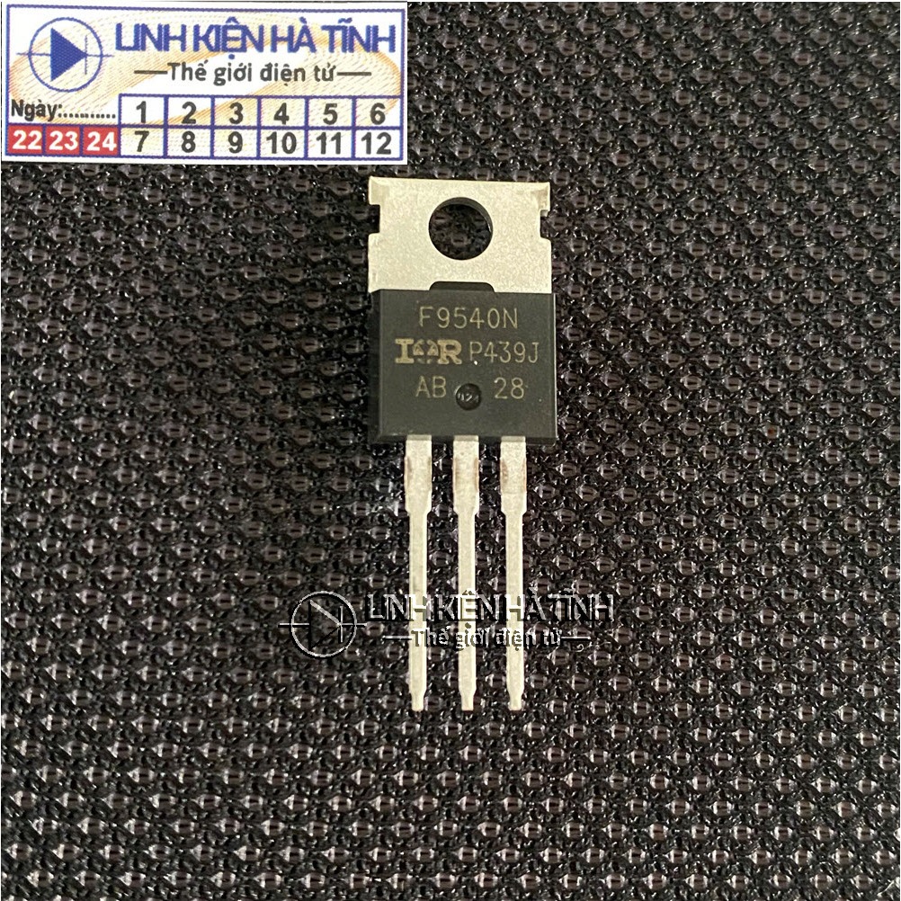 Túi 5 con IRF9540N IRF9540 Mosfet Kênh P 23A 100V TO-220 loại tốt -BB13