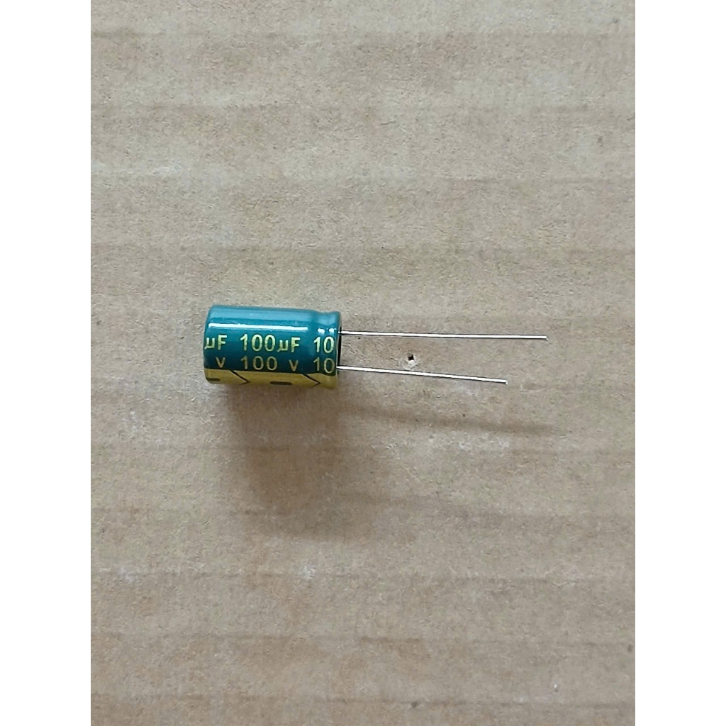 100UF 100V Tụ hóa 100V 100UF - tụ xịn (10 cái)