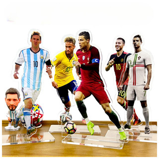 Mô Hình Cầu Thủ Bóng Đá Messi, Ronaldo, Neymar, Danh Thủ Nổi Tiếng Nhựa Mica Cao Cấp Cao 19cm