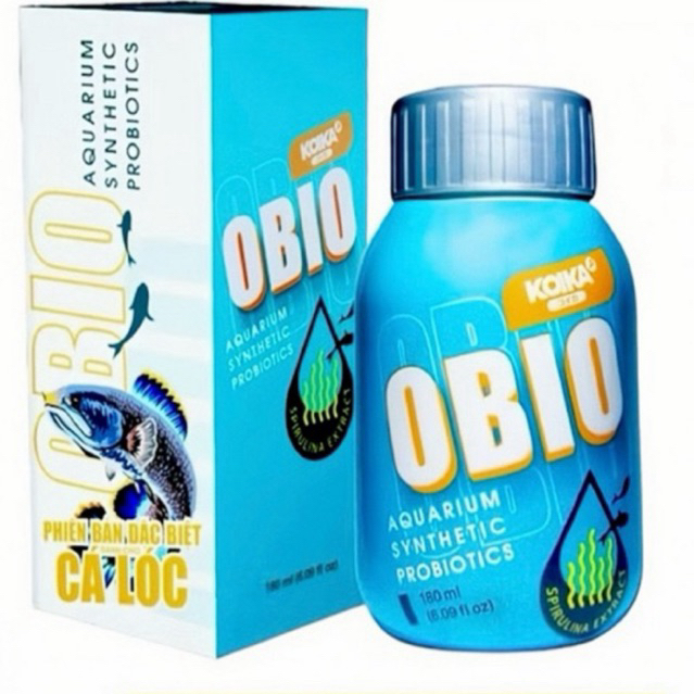 VI SINH OBIO ( 180ml )Bản Cá Lóc cảnh-giúp Làmvi sinh Trong Nước, khử độc,khử mùi tanh,tăng màu-tăng