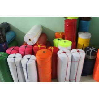 ( Lẻ 1 Cuộn  ) Dây Viền Vải Cotton Bảng Viền 2CM Màu Trắng Và Đỏ Cuộn To