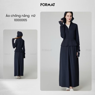 Áo khoác chống nắng toàn thân Suntop cooling Format mẫu Peplum