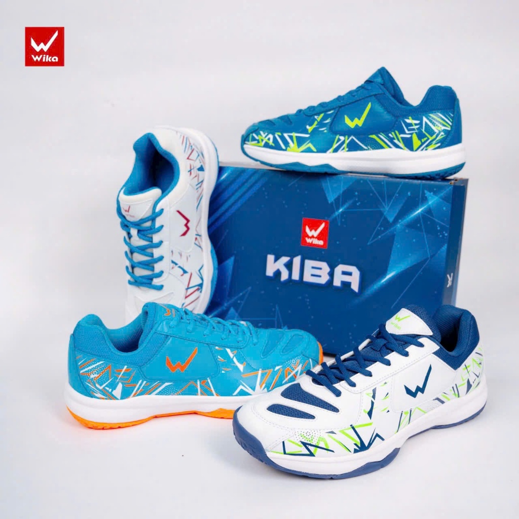 Giày Cầu Lông Wika Kiba | Giày Chơi Cầu Lông Học Sinh Nhẹ Êm Chân Bám Sàn Tốt