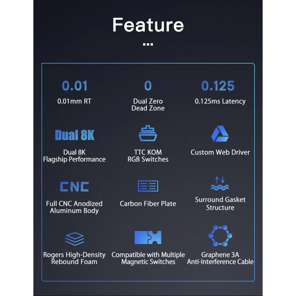 [CHÍNH HÃNG] WOBKEY Rainy75 RT – Bàn Phím Cơ Magnetic HE, Rapid Trigger, 8000Hz | BigBuy360 - bigbuy360.vn