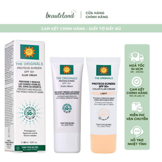 [Công Ty] Kem chống nắng phổ rộng Martiderm The Originals Proteos Screen SPF50+ Fluid Cream và Light 40ml