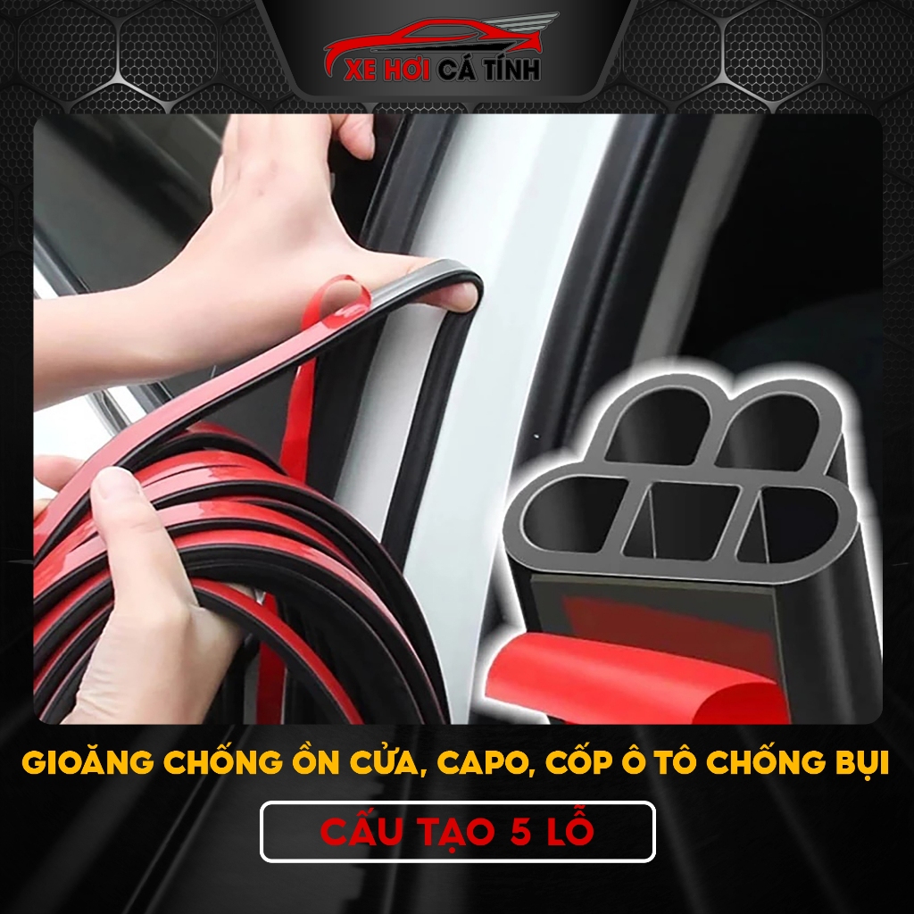 Ron, Doăng, Gioăng cao su B, chống ồn cánh cửa ô tô, cách âm nhà cách nhiêt chống bụi bẩn, ngăn nước