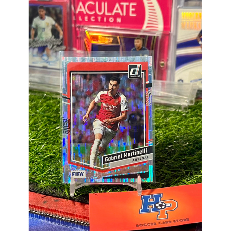 Thẻ bóng đá Gabriel Martinelli Silver Panini Donruss 2023/24