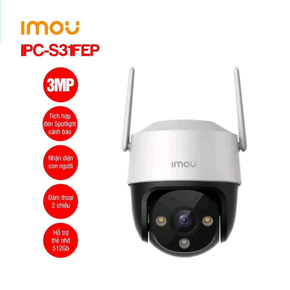 Camera Wifi Full Color IMOU IPC-S31FEP (Cruiser SE+ 3MP)