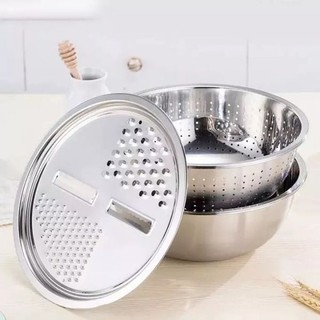 Bộ Rổ Nạo Inox Đa Năng - Dụng Cụ Bếp Tiện Ích Cho Nhà Nội Trợ