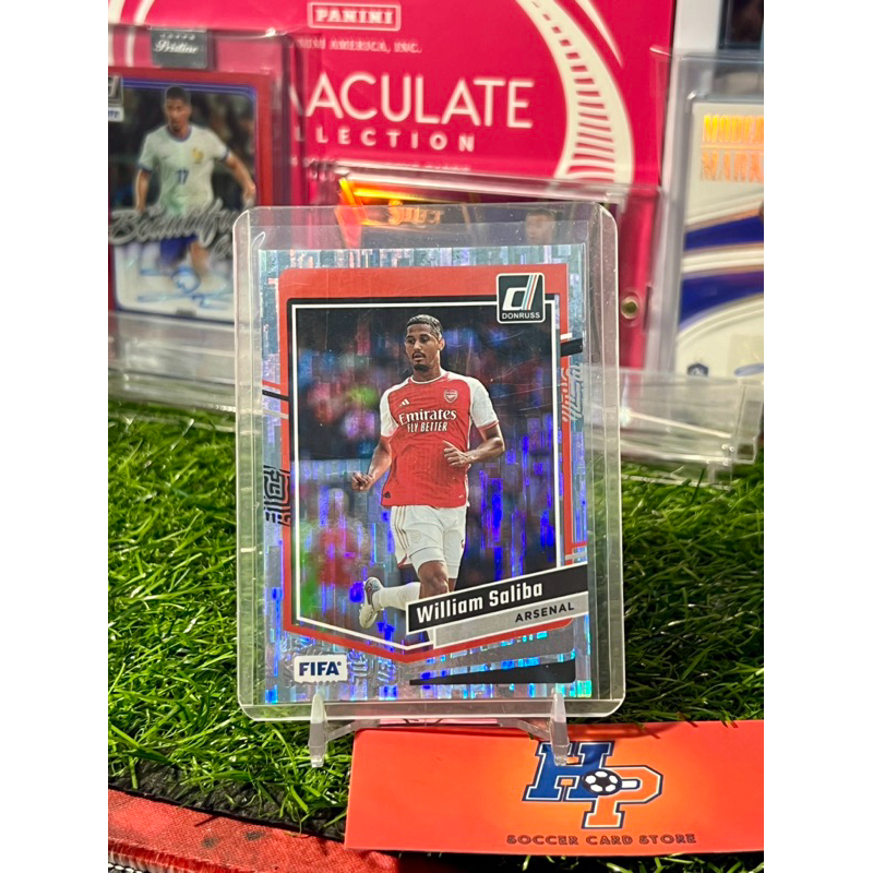 Thẻ bóng đá William Saliba Silver Panini Donruss 2023/24