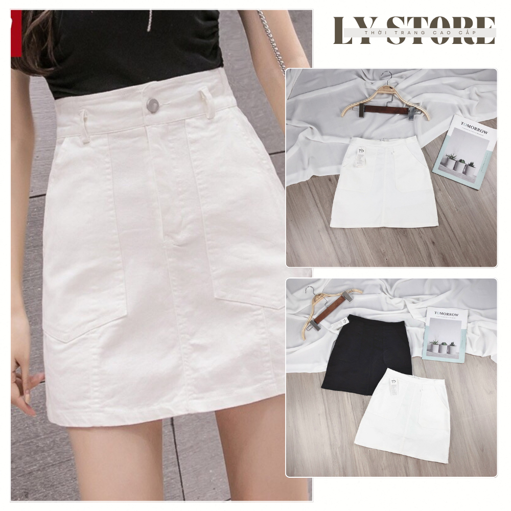 Chân Váy Chữ A💥𝑭𝑹𝑬𝑬𝑺𝑯𝑰𝑷💥Chất Kaki,LY STORE