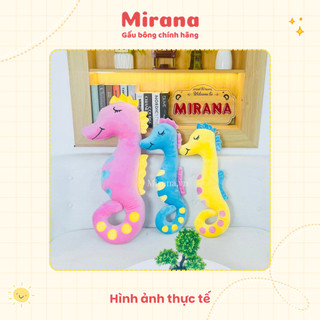 Gối ôm cá ngựa bông tinh khiết, mềm mịn, dễ thương, ôm êm tay – Gấu bông Mirana