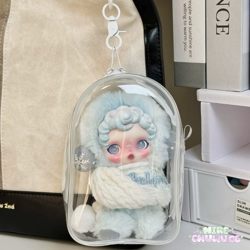 Túi Skull Panda size lớn trong suốt | Case bảo vệ Skull Panda | Phụ kiện doll