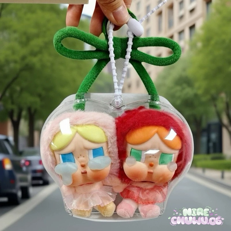 Túi Crybaby Cherry trong suốt | Case bảo vệ Crybaby | Phụ kiện doll