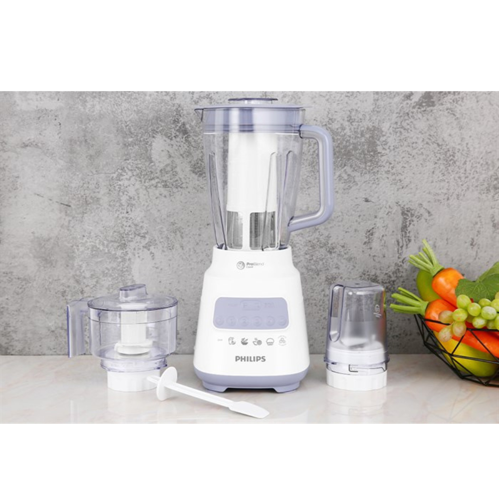 Máy Xay Sinh Tố PHILIPS HR2223 (700W - 2L) Cối xay gia vị, xay thịt đi kèm cũng lõi lọc - BH 2 năm | BigBuy360 - bigbuy360.vn
