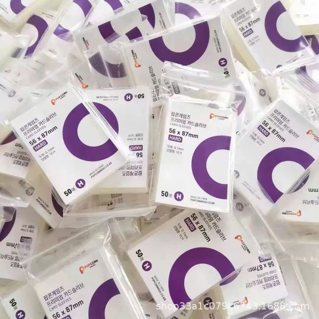 Bộ 50 sleeve áo trong suốt cho card bo góc