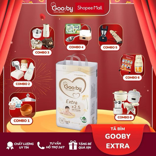  Tã Bỉm Quần Dán Gooby Chống Tràn Hiệu Quả Đủ Size M L XL XXL Cho Bé Từ Sơ sinh - 20kg   ko quà  