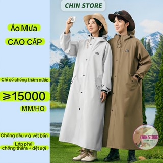 Áo Mưa Măng Tô Toàn Thân Cao Cấp Chống Thấm Tuyệt Đối Đa Chức Năng Dành Cho Nam Nữ Có Túi Đựng Kèm