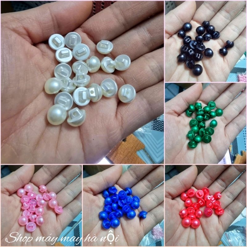 Cúc hạt trai nửa ( túi 40 cúc )