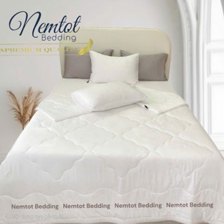 ❄️LỤA TENCEL❄️ Bộ Ga Gối Tencel Modal Lụa Mát, Bộ 4 và 5 Món Gồm Chăn Bông Cao Cấp _ Nemtot Bedding
