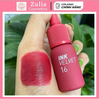 Son Ink 16 Heart Fuchsia Pink Hồng Trầm Ánh Tím Kem Lì Peripera Ink Velvet Lip Tint Mới Nhất 4g [CHÍNH HÃNG]
