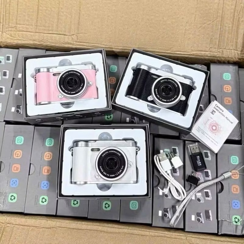 Máy Ảnh Mini 512G CCD Kỹ Thuật Số 4K Retro Thời Trang Chụp Ảnh Quay Phim Chơi Game Phù Hợp Du Lịch Học Sinh