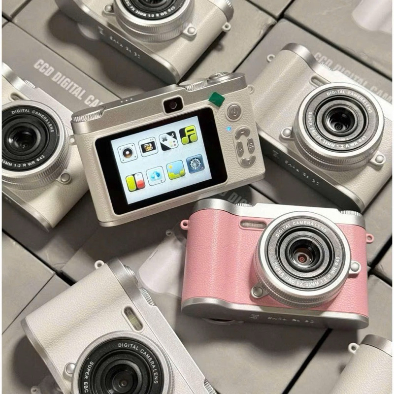 Máy Ảnh CCD, Máy Ảnh Kĩ Thuật Số Đa Năng, Vừa Làm Máy Ảnh Vừa Làm Máy Chơi Game Tặng Kèm Thẻ Nhớ 512G