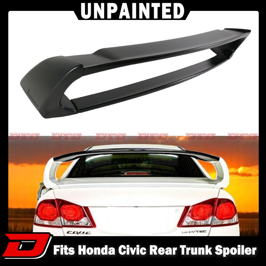 Cánh gió cốp sau xe Honda Civic 8th 4DR Sedan đời 2006-2008-2009-2010-2011 phong cách thể thao ôtô