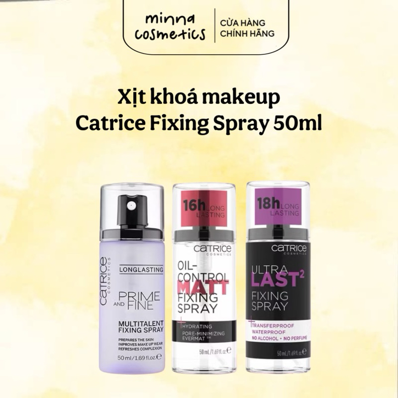 [Catrice] XỊT KHOÁ TRANG ĐIỂM CATRICE PRIME AND FINE