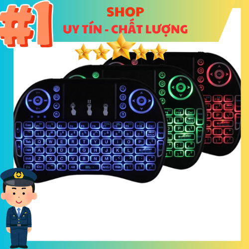 Chuột Bay Kiêm Bàn Phím Không Dây UKB-500 Có Đèn LED – Dùng Cho Smart TV, TV Box