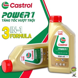 Castrol DẦU NHỜN ĐỘNG CƠ ĐỐT TRONG 4 KỲ power1 4T 10W40 800ml SP MA2