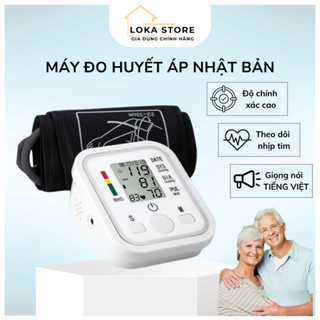 Máy Đo Huyết Áp Nhịp Tim Điện Tử Tại Nhà - Giọng Nói Kết Quả Tiếng Việt Chính Xác