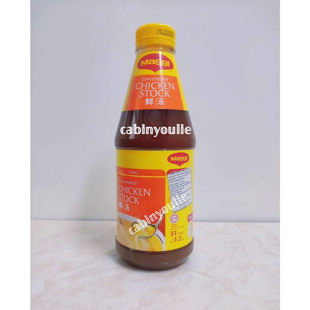 Sốt Gà Maggi Chicken Stock Nước Cốt Thịt Gà Cô Đặc Chai 1,2kg