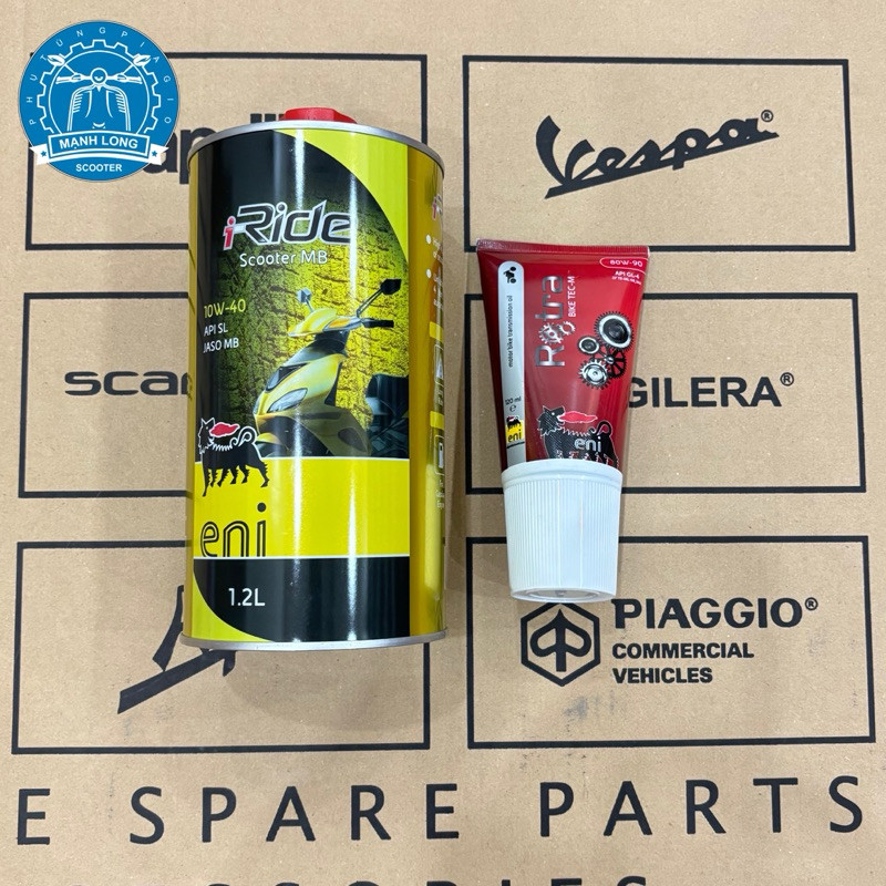 Dầu máy, dầu láp Eni 5W-40, 10W-40 1L và 1,2L PIAGGIO - VESPA
