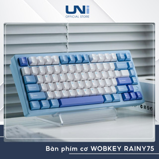 ( HÀNG SẴN ) - Bàn phím cơ WOBKEY RAINY75 - Layout 75%, Case Nhôm, Led RGB - UNI OFFICIAL STORE
