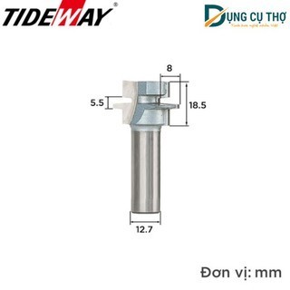 Mũi Phay Gỗ Ghép Ván Nhân Liền Cốt 12.7mm, Mũi Soi Cắt Bén Chính Xác, Ghép Ván Siêu Chắc