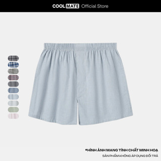 Quần đùi mặc nhà nam kẻ sọc mềm mại thoáng mát MÀU NGẪU NHIÊN Coolmate  [ Không đổi trả ]